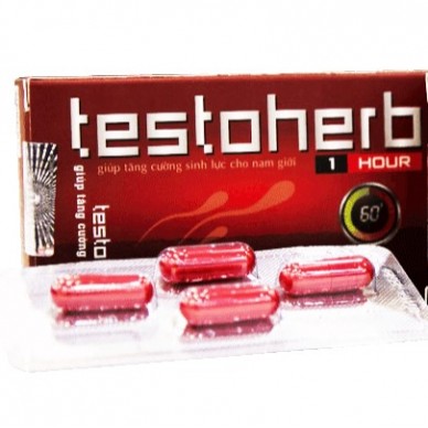 Testoherb 1 giờ - viên nang để tăng hiệu lực